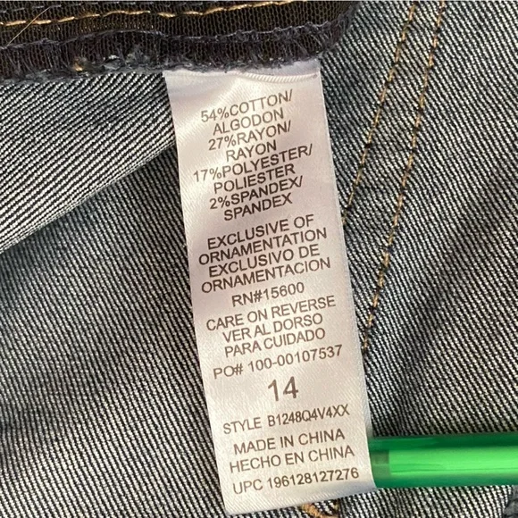 Democracy “Ab”Solution Dark Wash High Rise Skinny Ankle Jeans - Picture 11 of 14